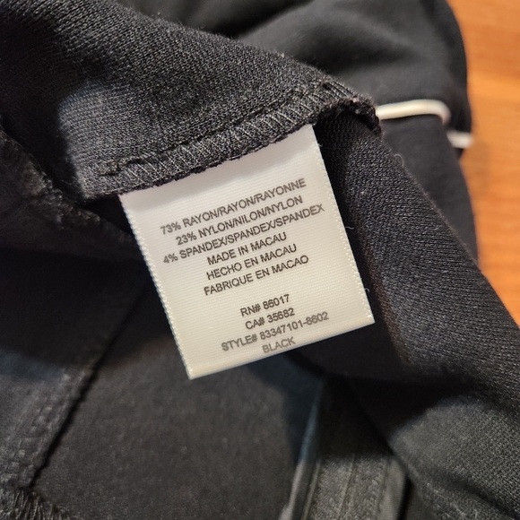 BEBE Black Women's Top with Button Detail SZ 2 - Picture 11 of 12